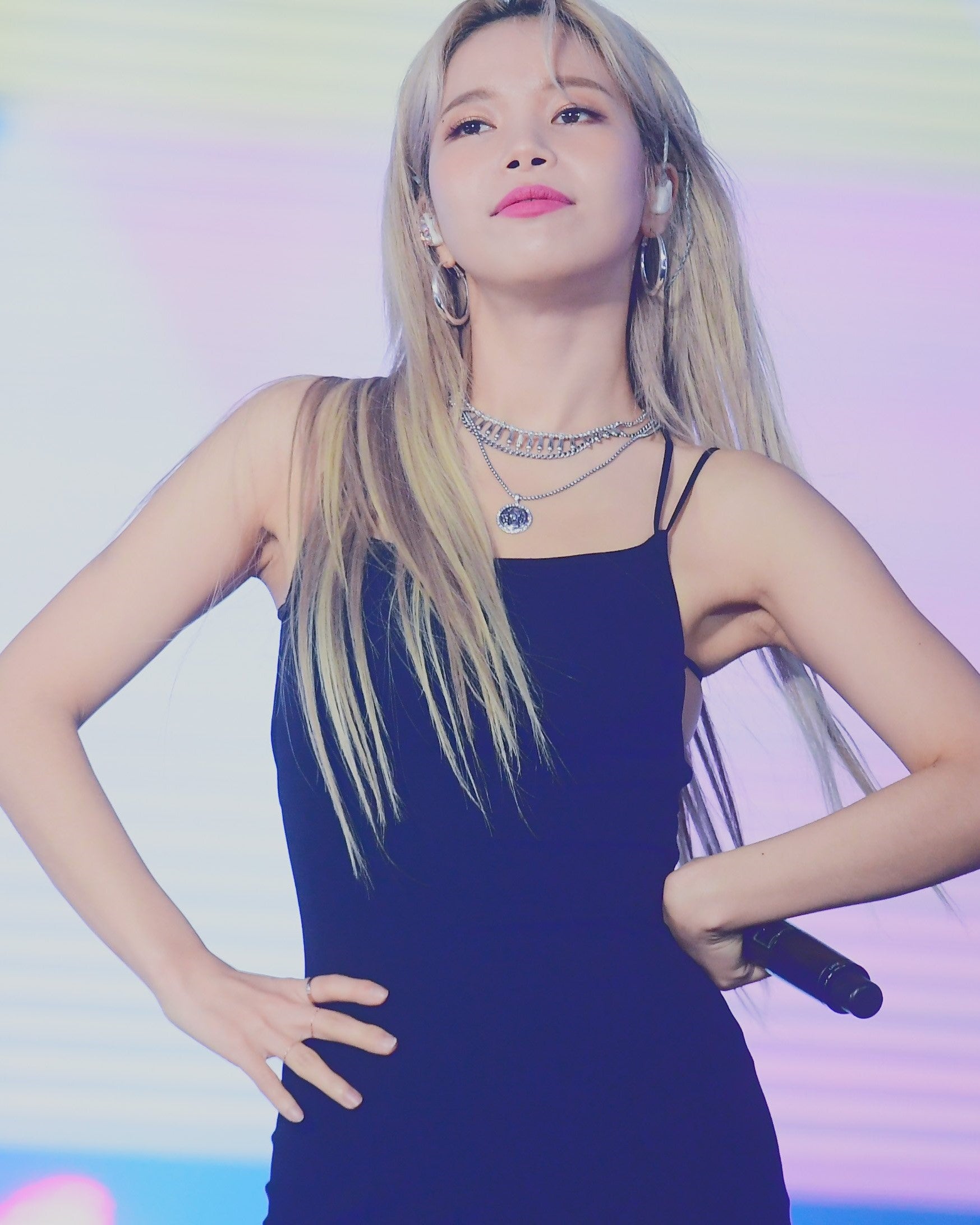Black Double Sling Dress