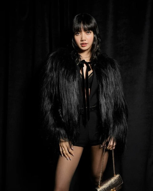 Black Faux Fur Jacket