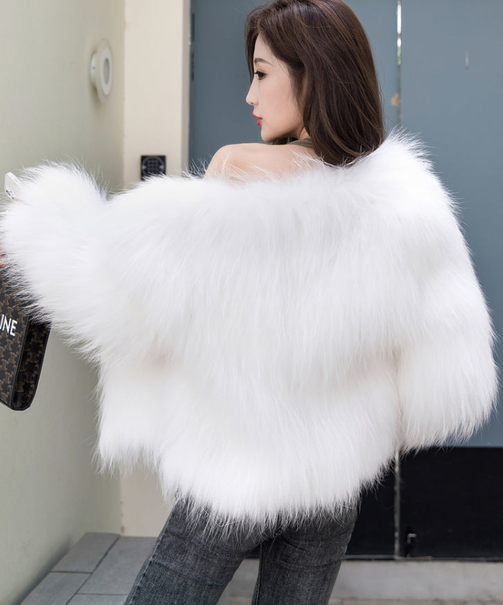 Black Faux Fur Jacket