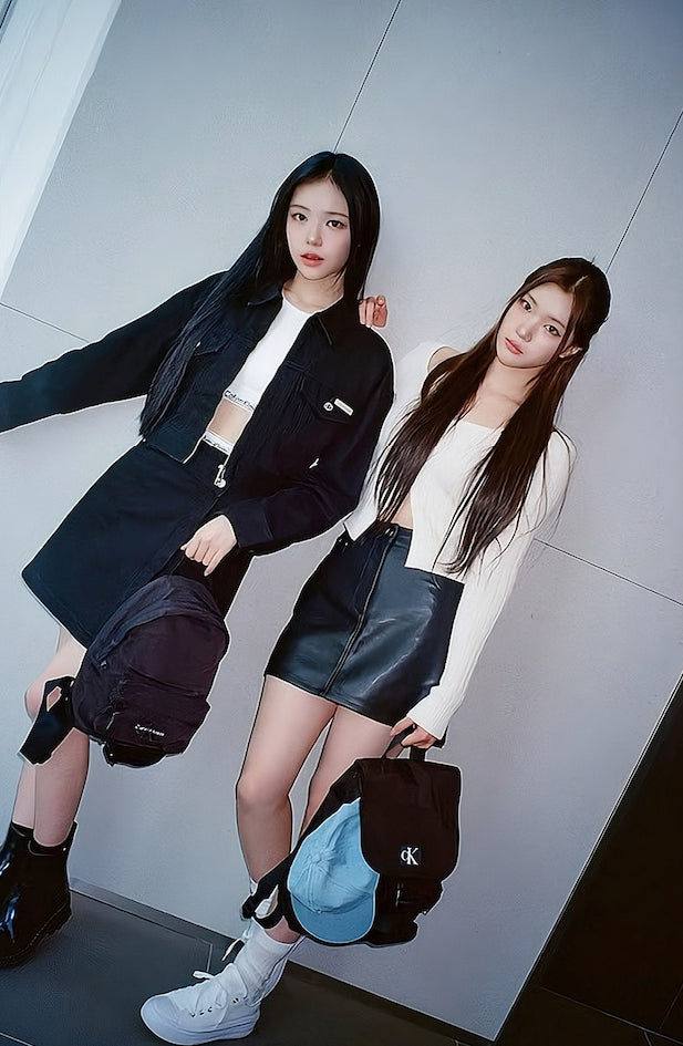 Black Faux Leather A-Line Mini Skirt