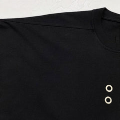 Black Four-Hole T-Shirt