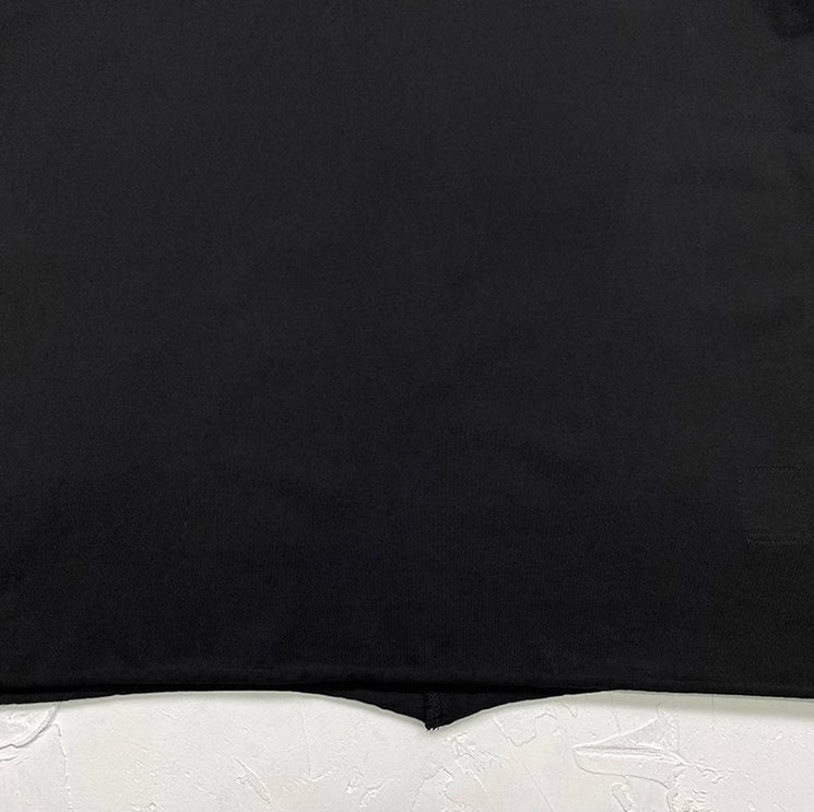 Black Four-Hole T-Shirt