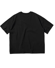 Black Frequency Waves Print T-Shirt