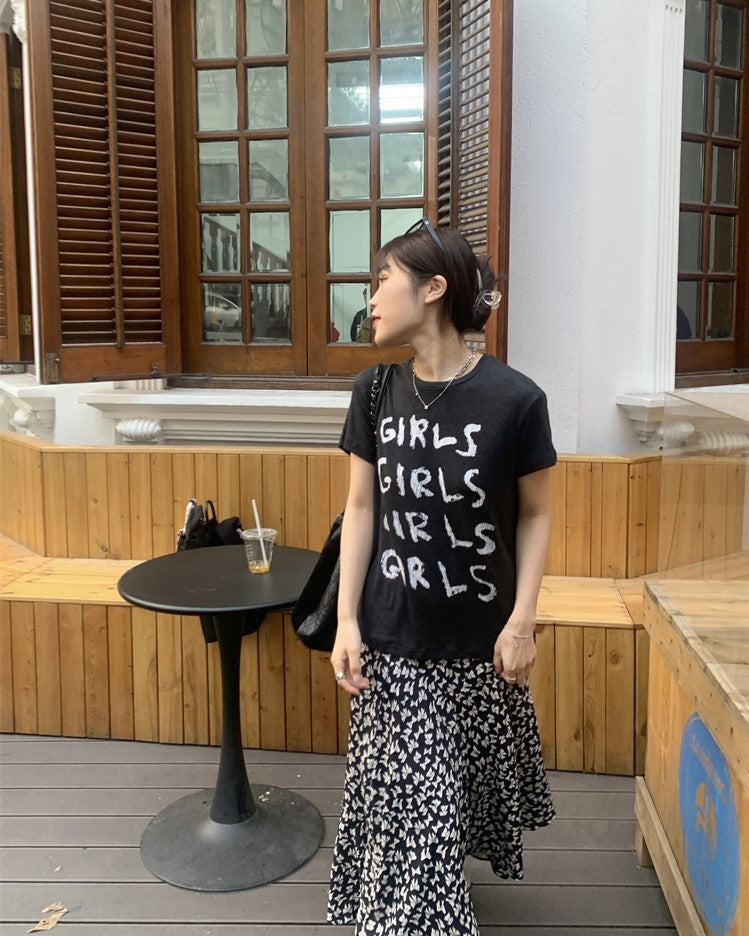 Black Girls Print Graphic T-Shirt