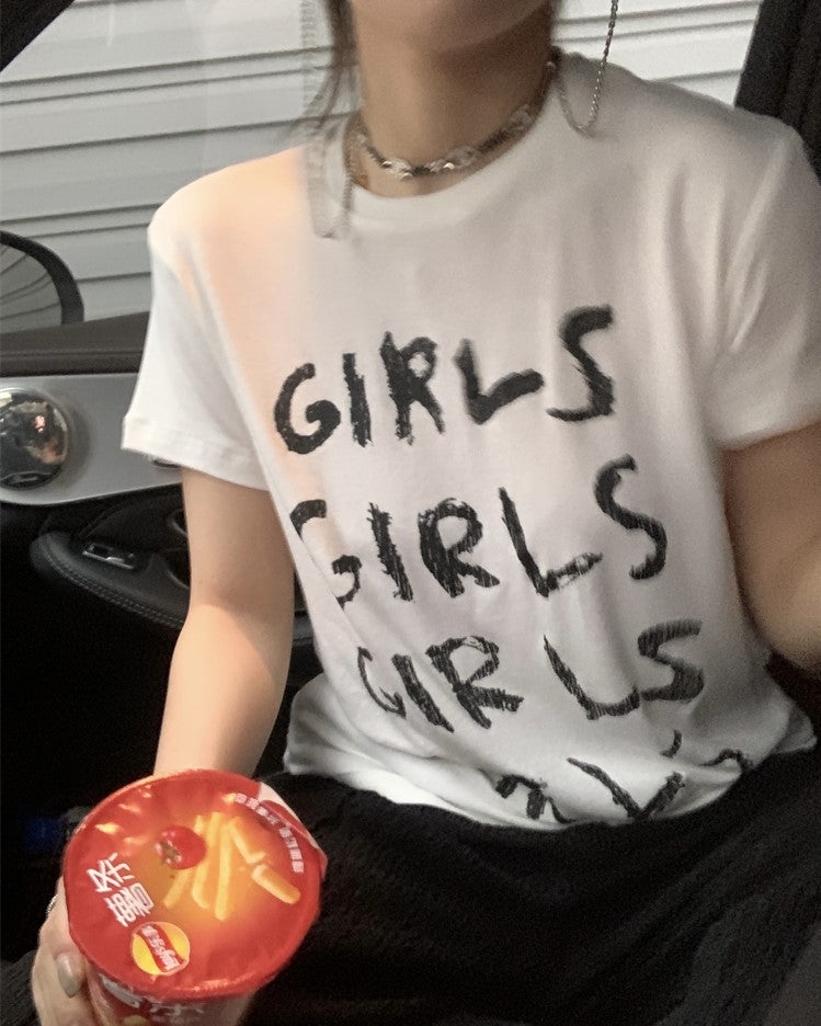 Black Girls Print Graphic T-Shirt