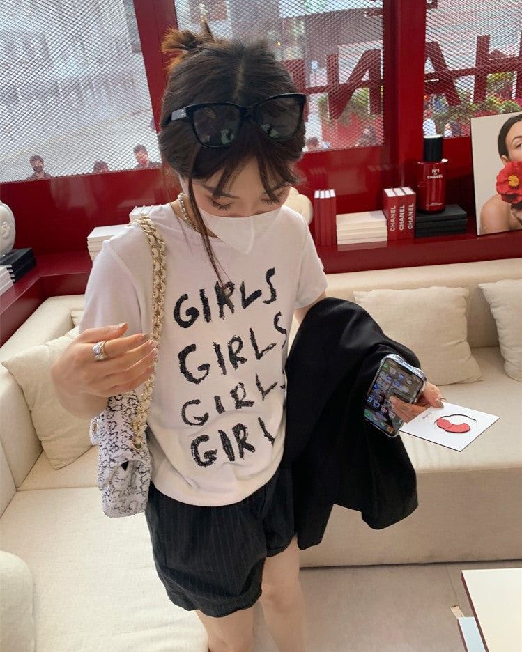 Black Girls Print Graphic T-Shirt