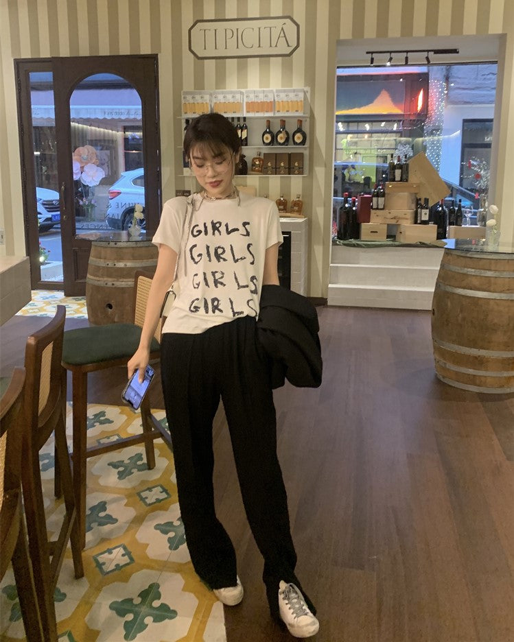 Black Girls Print Graphic T-Shirt
