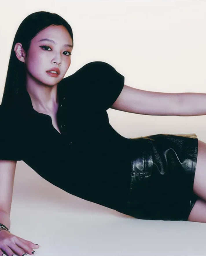 Black Glossy Faux Leather Shorts
