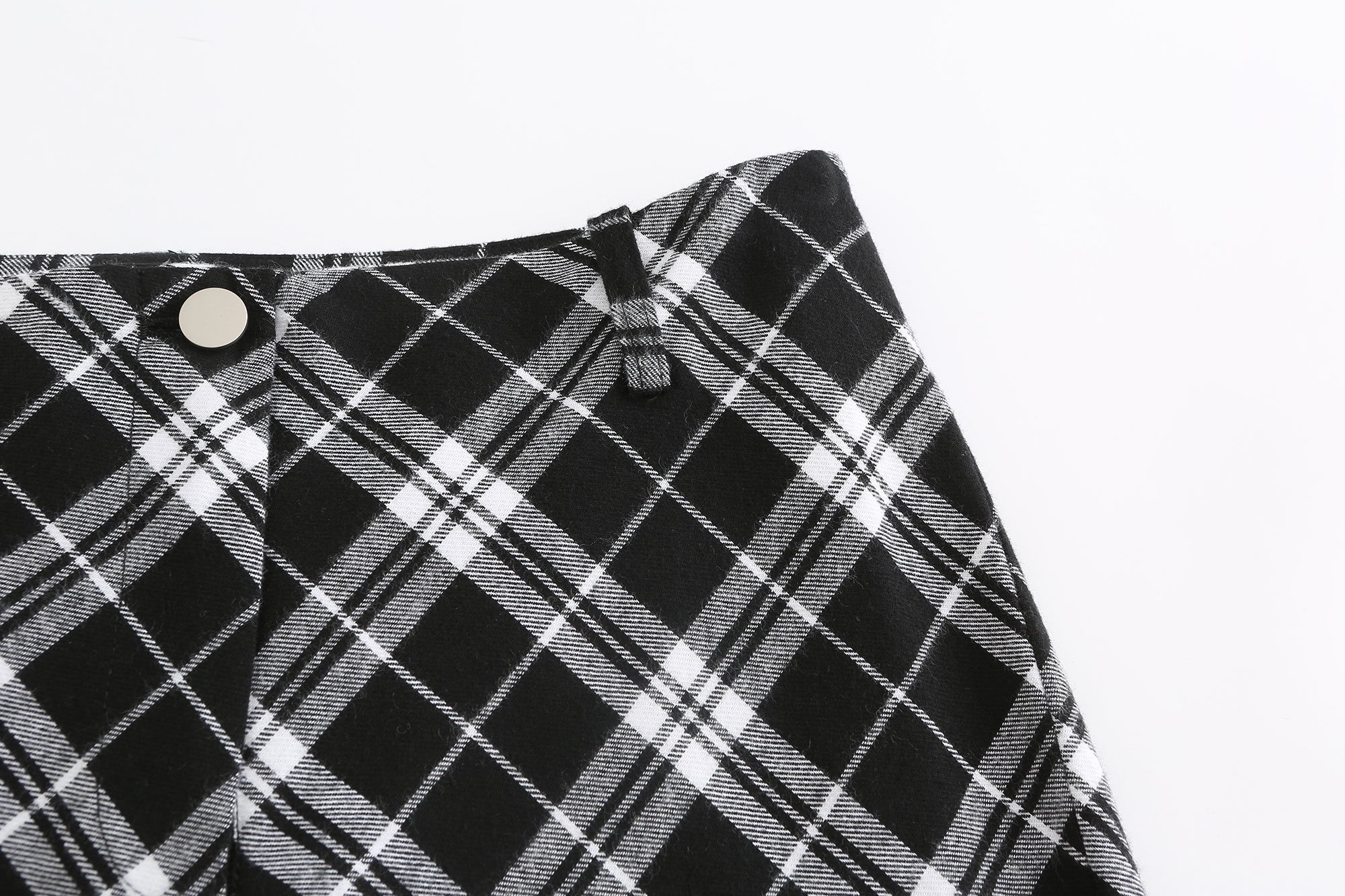 Black Heart Plaid Pants