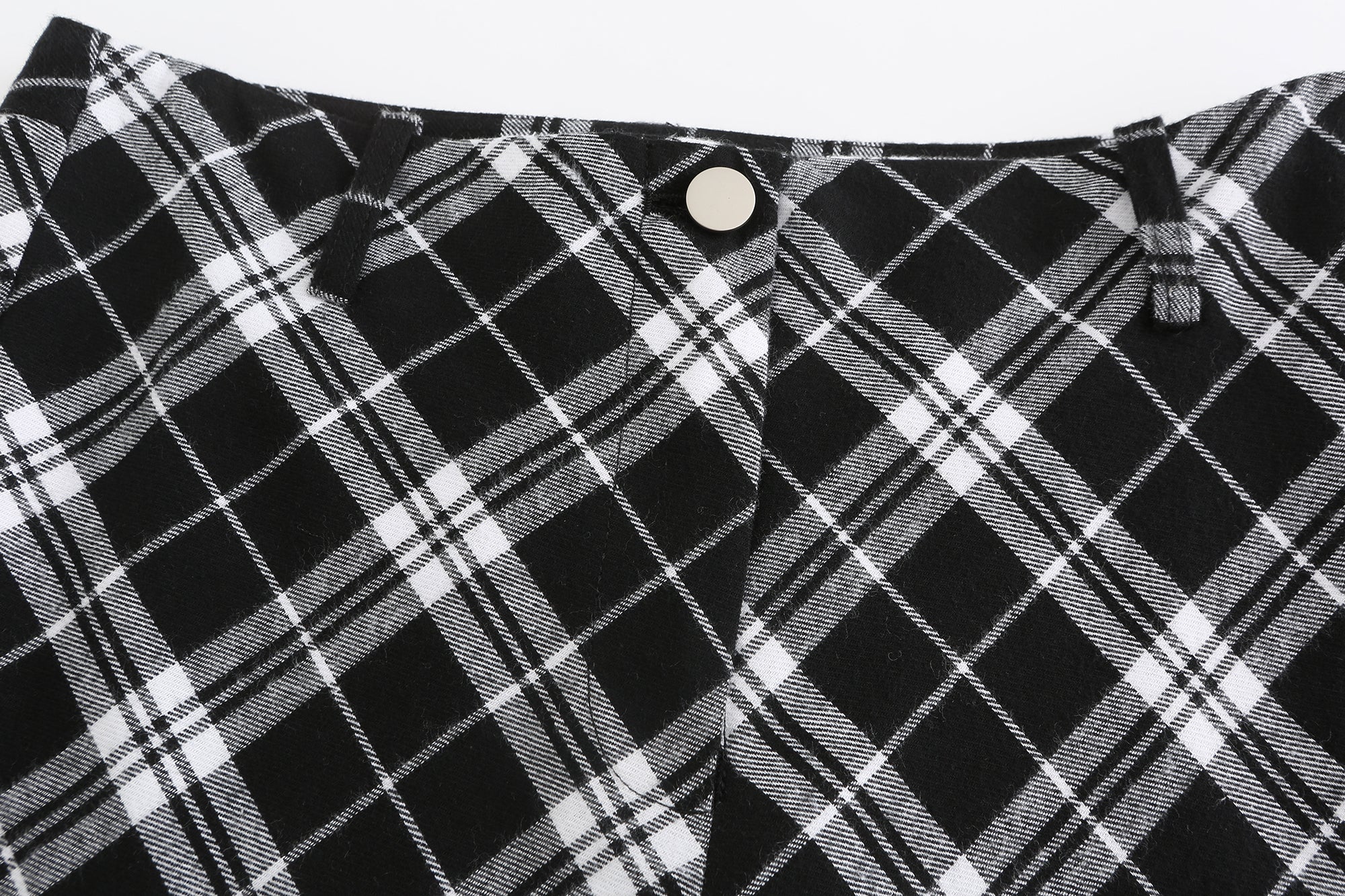 Black Heart Plaid Pants