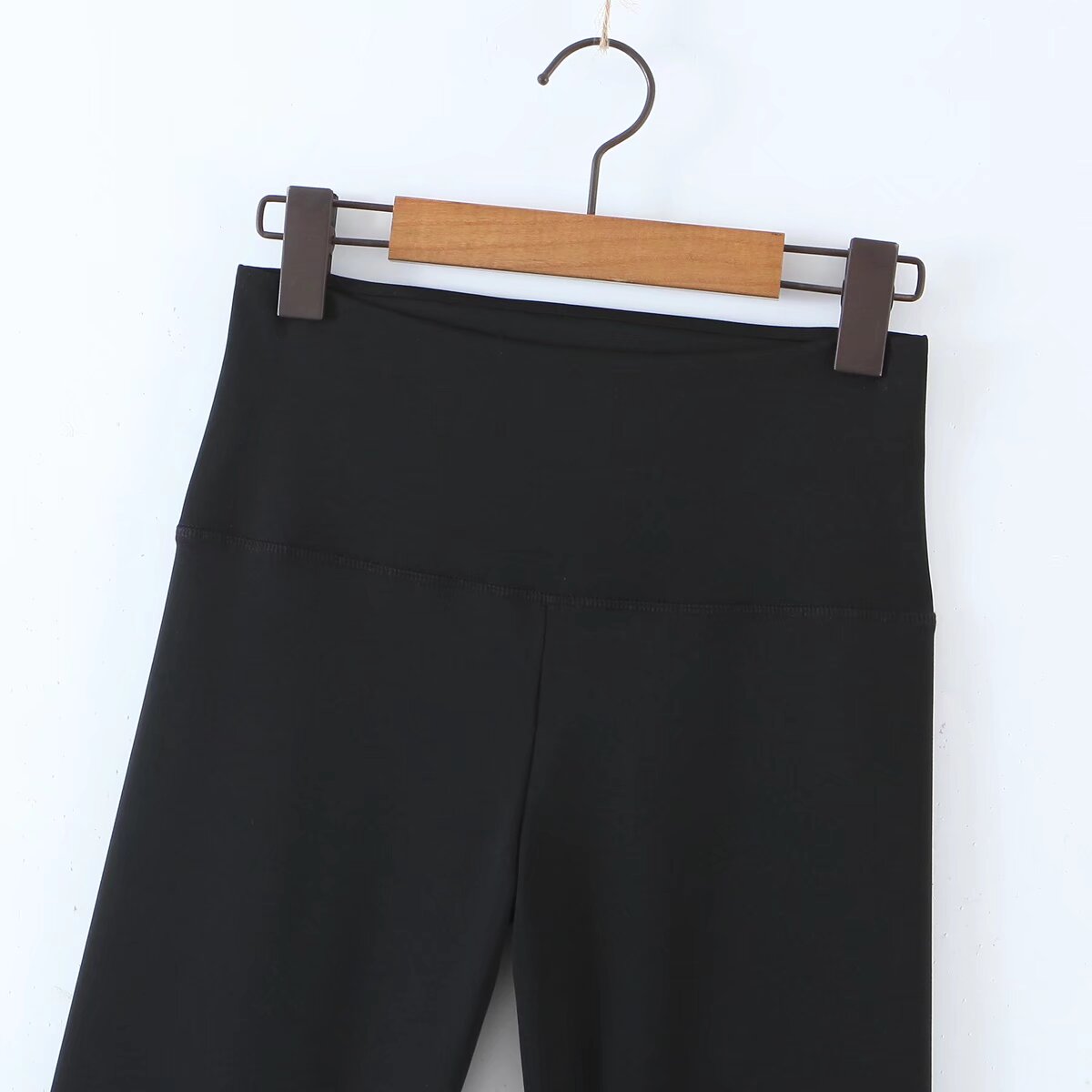 Black High Waist Flared Pants