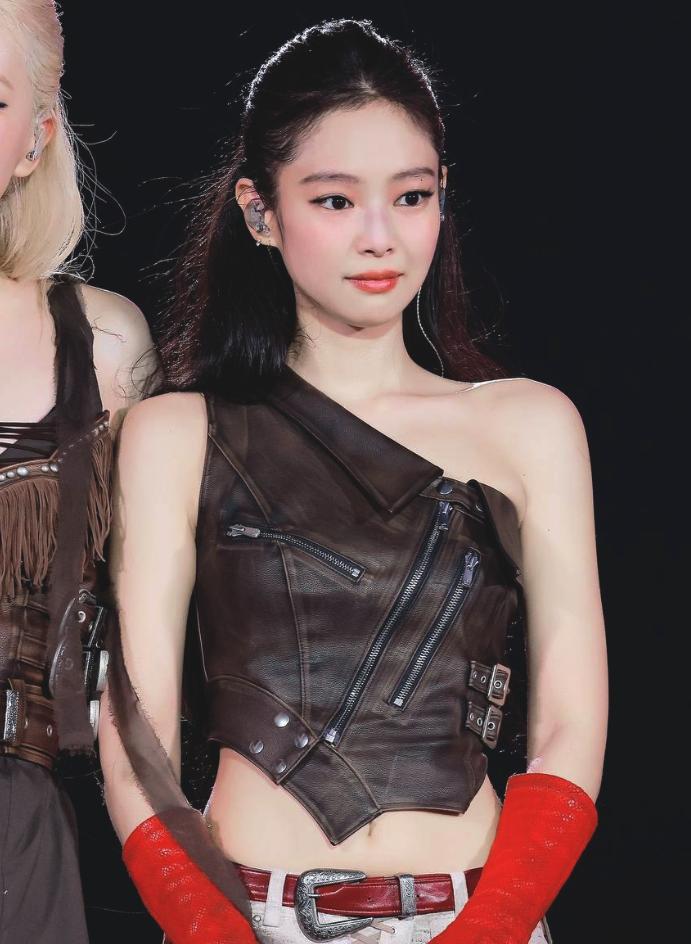 Black Irregular Faux Leather One Shoulder Crop Top