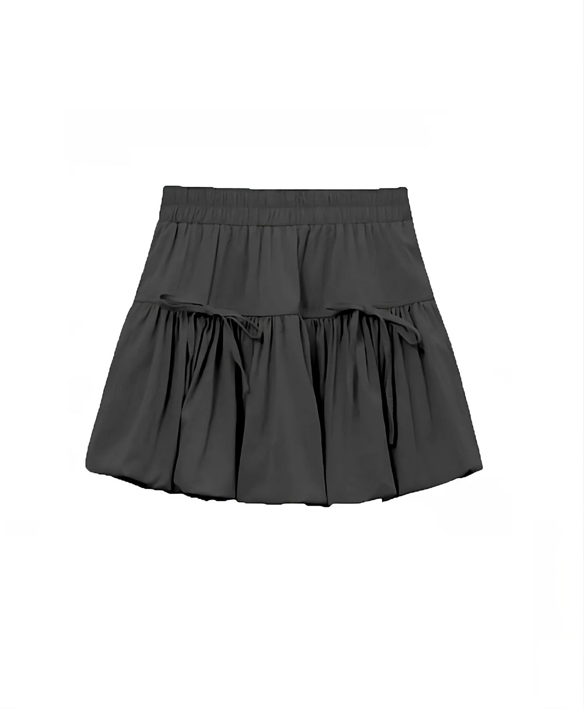 Black Lace Bubble Skirt