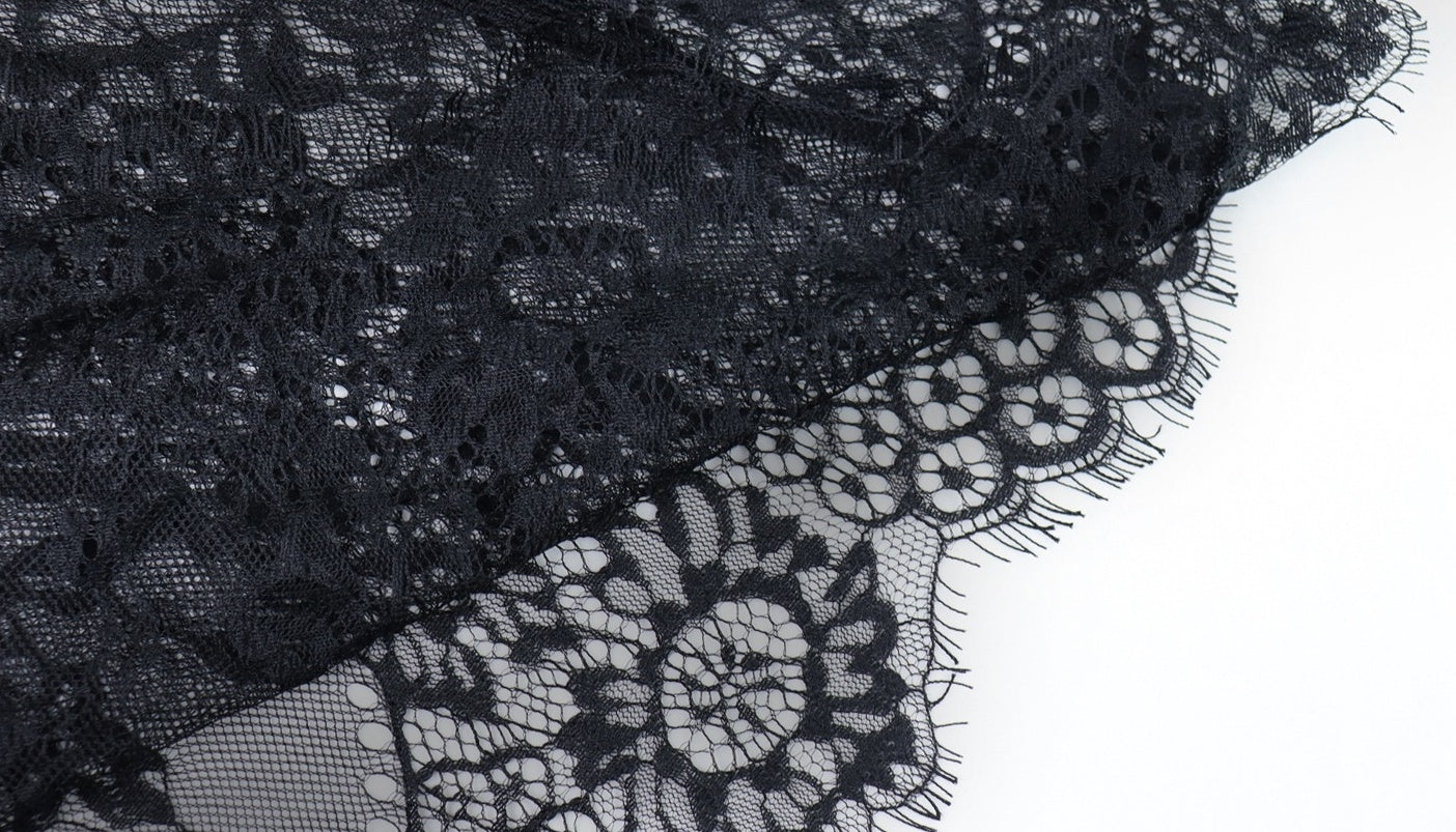 Black Lace Skirt Dress