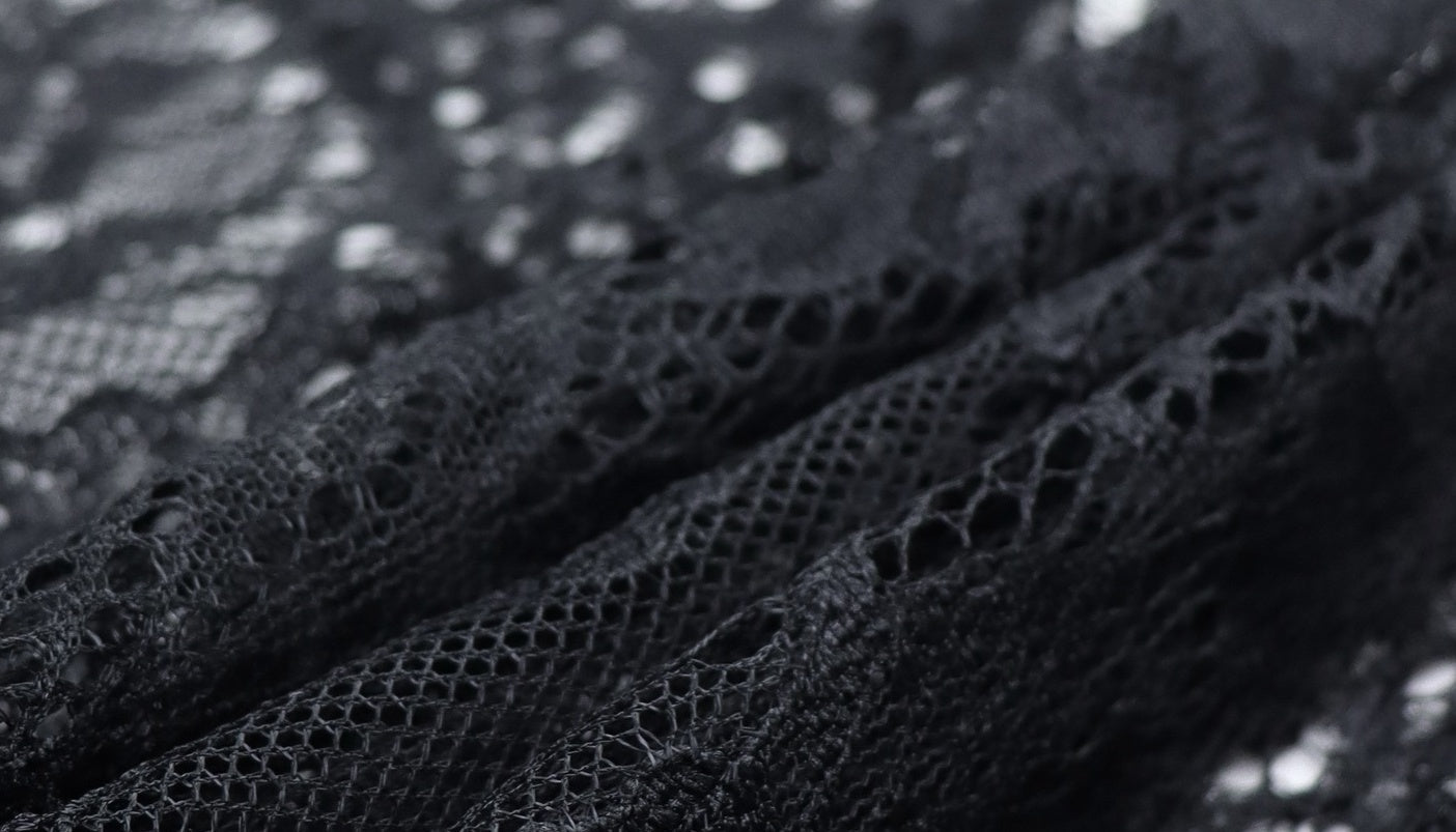 Black Lace Skirt Dress