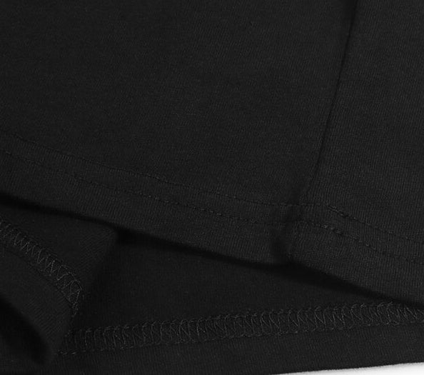 Black Men Print T-Shirt