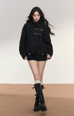 Black Modern Mandarin Collar Jacket