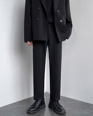 Black Outlined Suit Pants