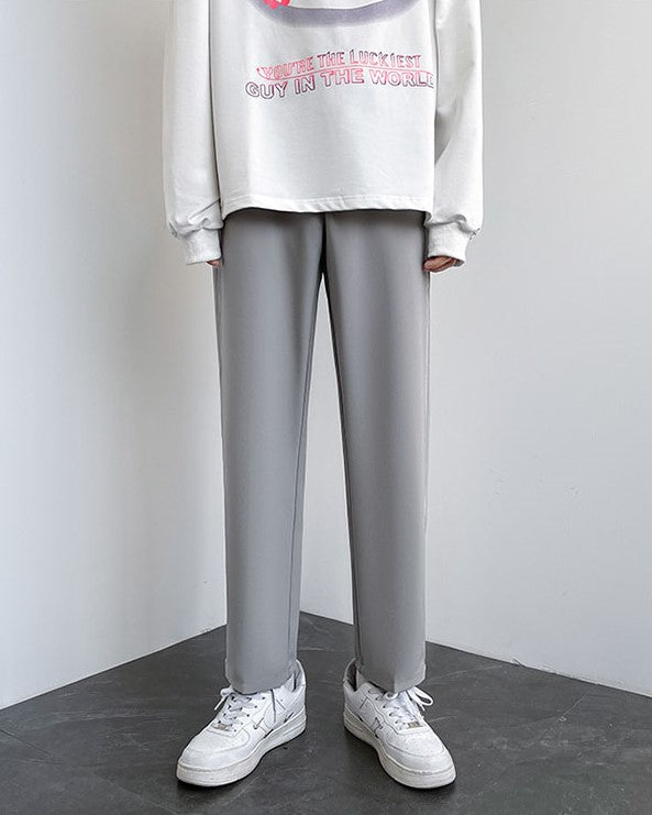 Black Outlined Suit Pants
