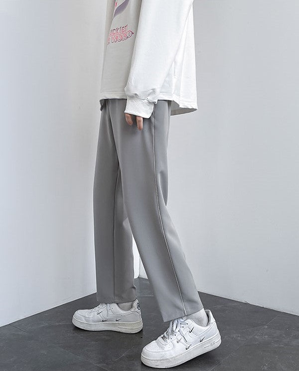 Black Outlined Suit Pants