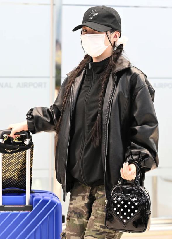 Black Oversized Faux Leather Zip-Up Jacket