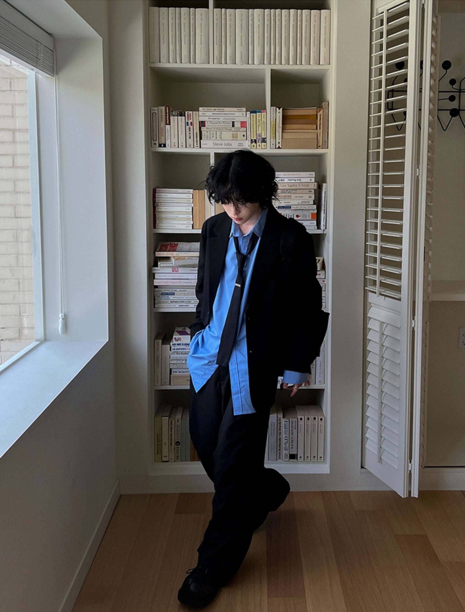 Black Oversized Suit Blazer Jacket