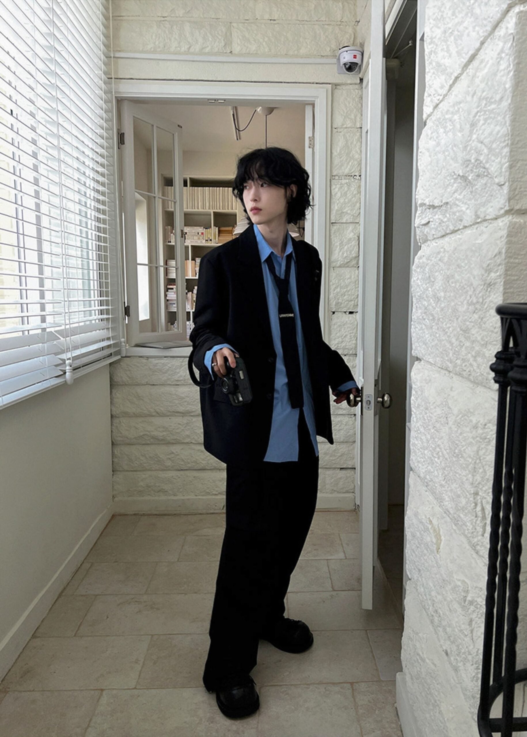 Black Oversized Suit Blazer Jacket