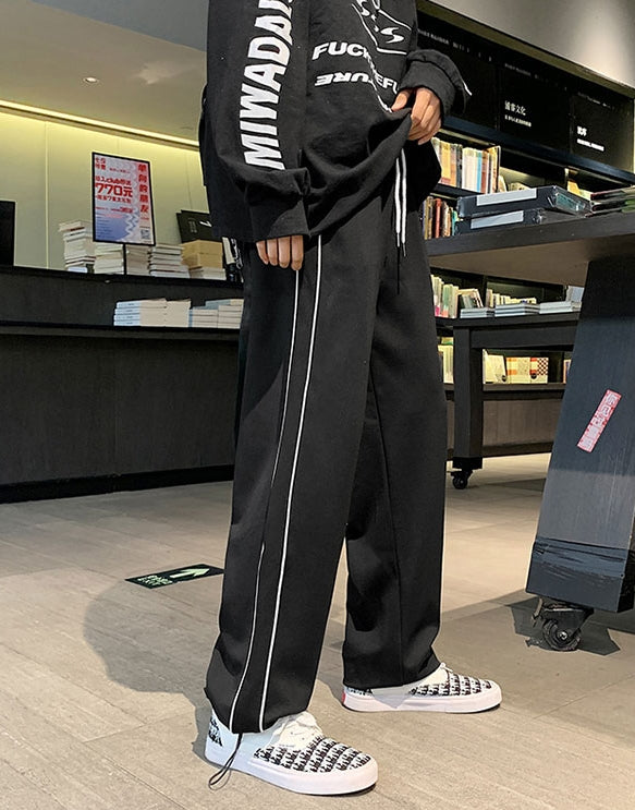 Black Pants With White Linings