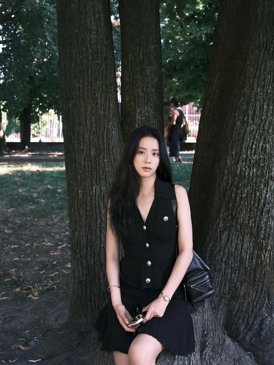 Black Peplum Waist Dress