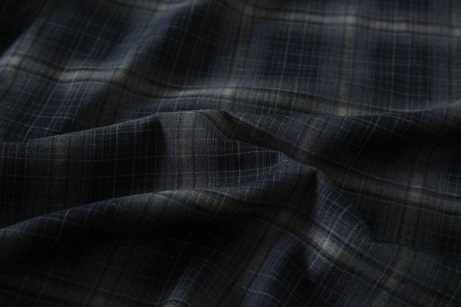 Black Plaid Long Sleeve Flannel Shirt