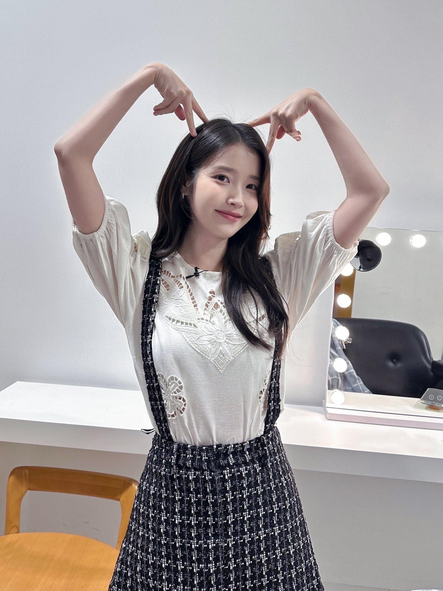 Black Plaid Suspender Skirt