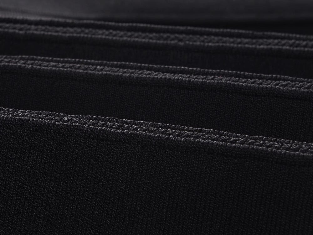 Black Polo-Style Knit Dress
