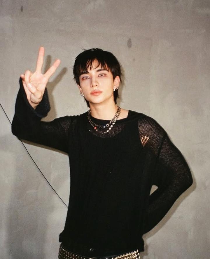 Black Ripped Style See-Through Sweater