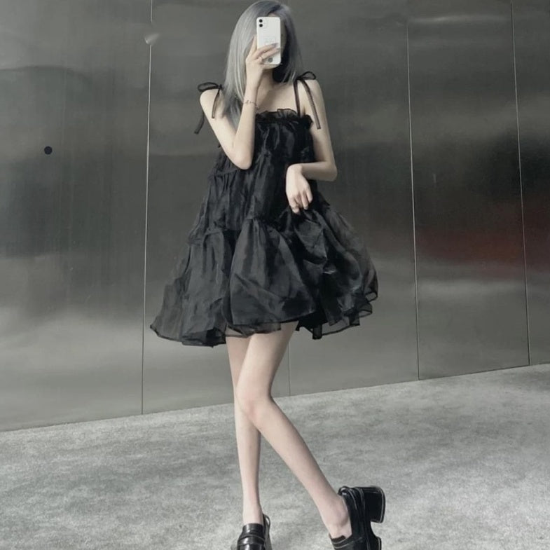 Black See-Through Doll Dress