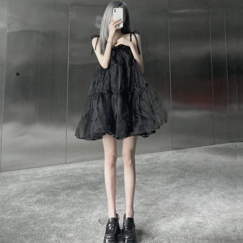 Black See-Through Doll Dress