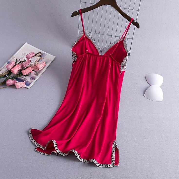Black Silk Night Dress