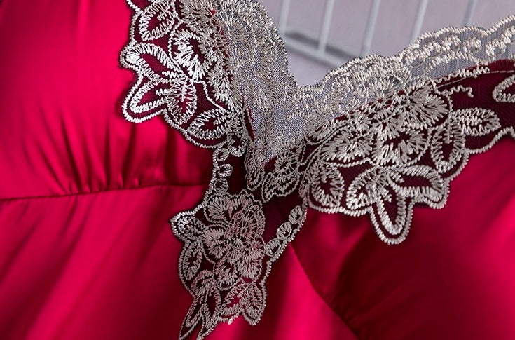 Black Silk Night Dress