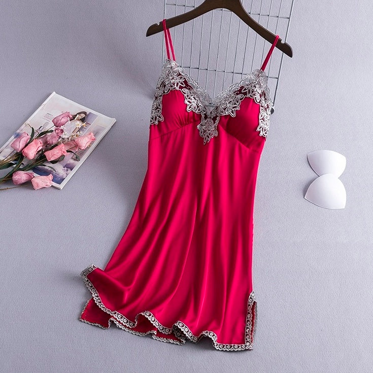 Black Silk Night Dress