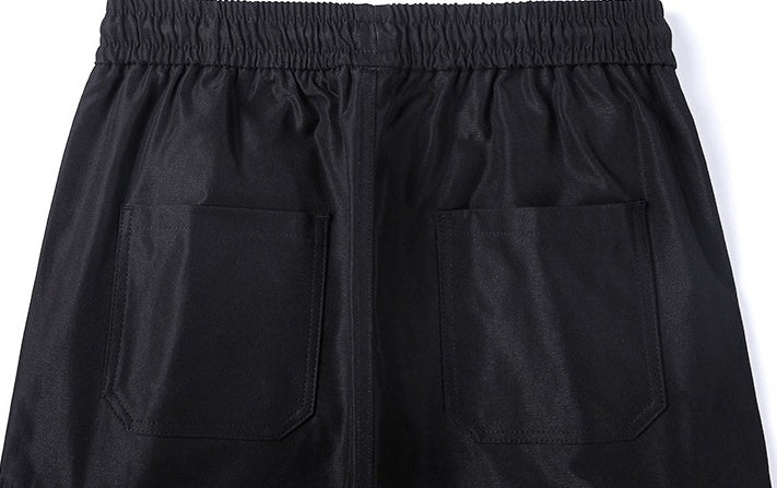 Black Slim Cargo Pants