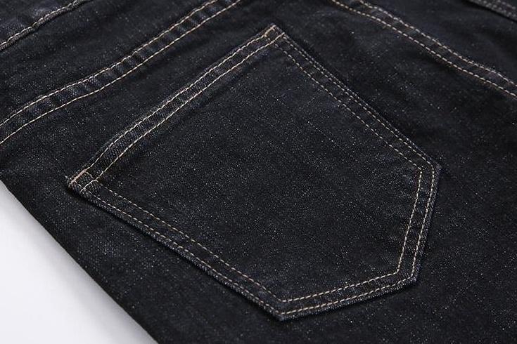 Black Slim Fit Denim Pants