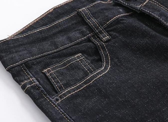 Black Slim Fit Denim Pants