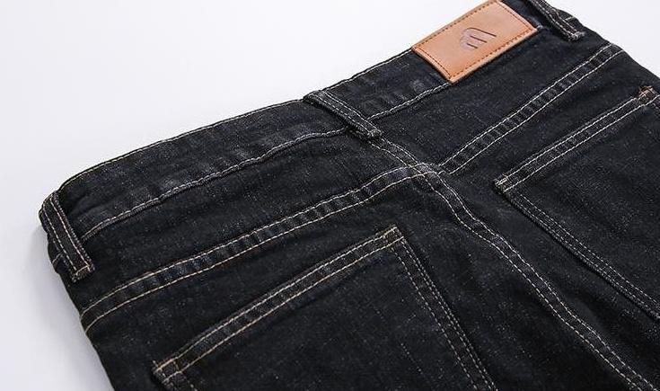 Black Slim Fit Denim Pants