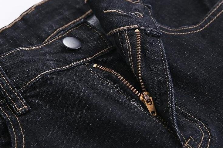 Black Slim Fit Denim Pants