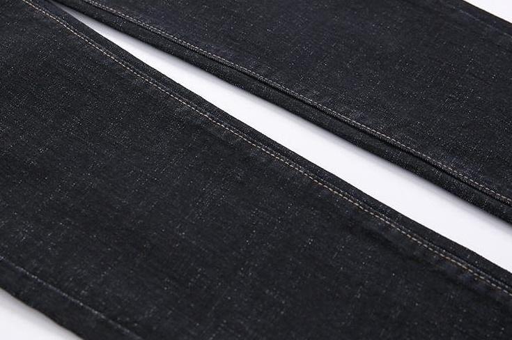 Black Slim Fit Denim Pants