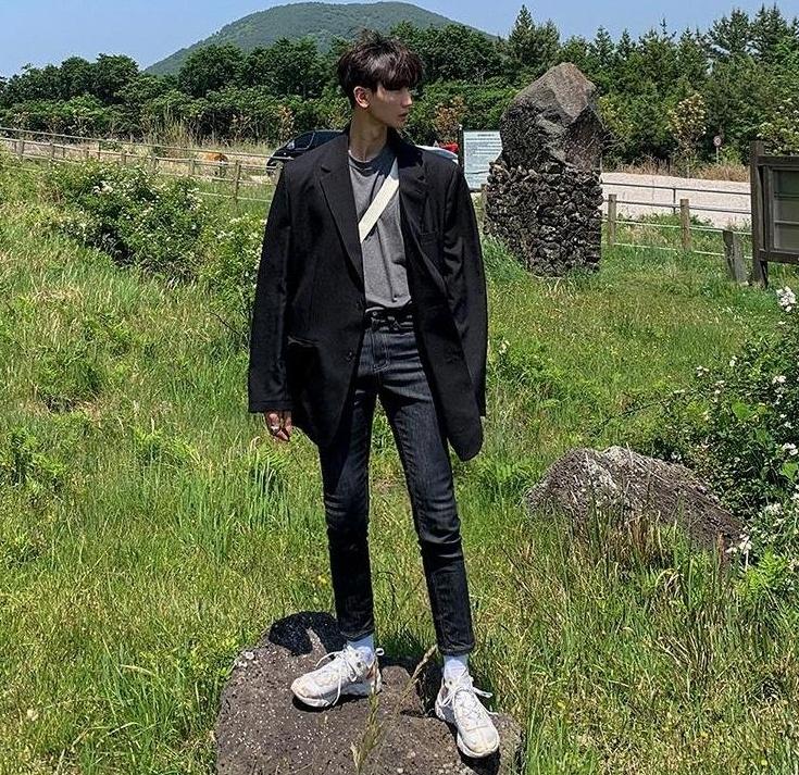 Black Slim Fit Denim Pants