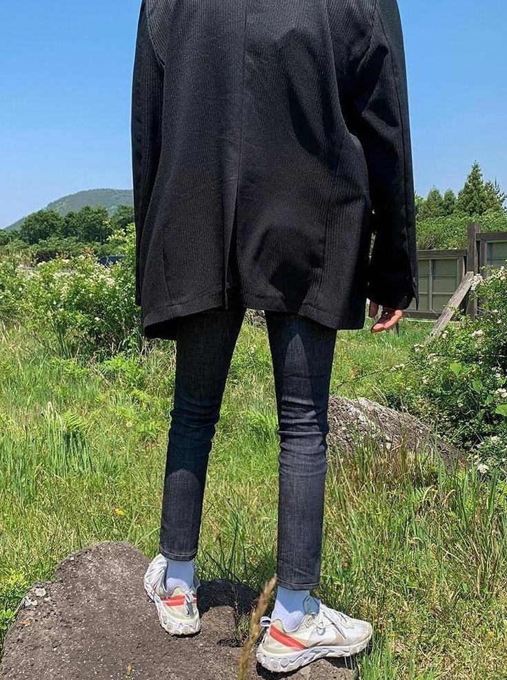 Black Slim Fit Denim Pants