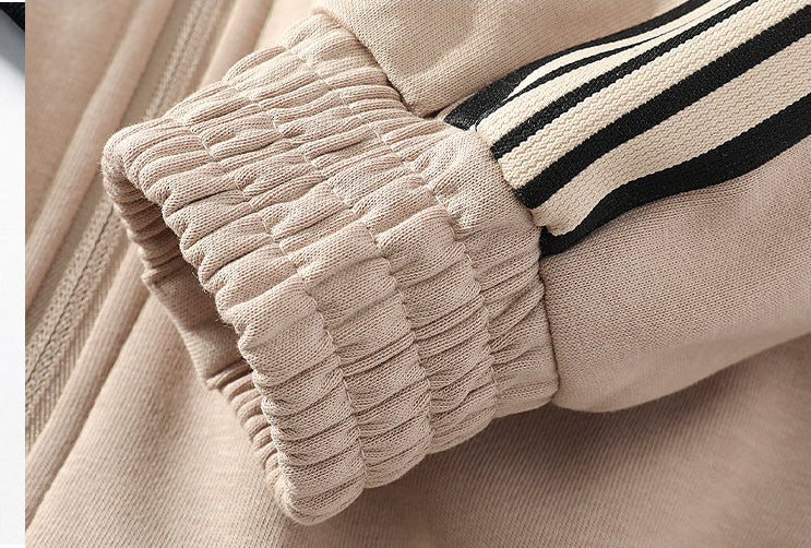 Black Stripes Track Suit Jacket
