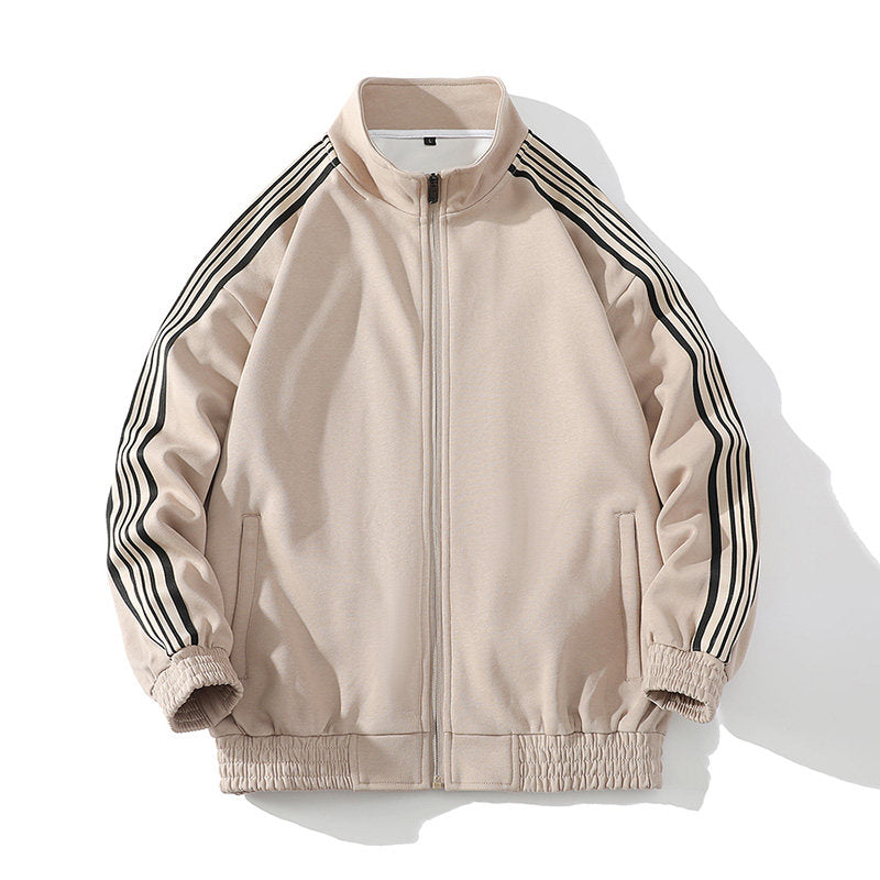 Black Stripes Track Suit Jacket