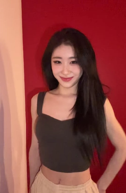 Black Sweetheart Neckline Camisole Top