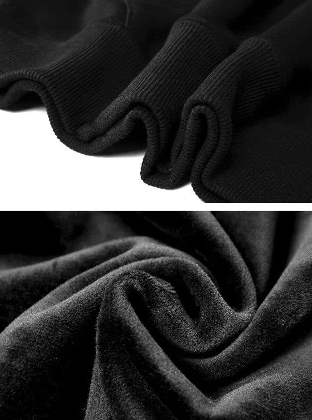 Black Thanks For Nothing Print Hooded Jacket